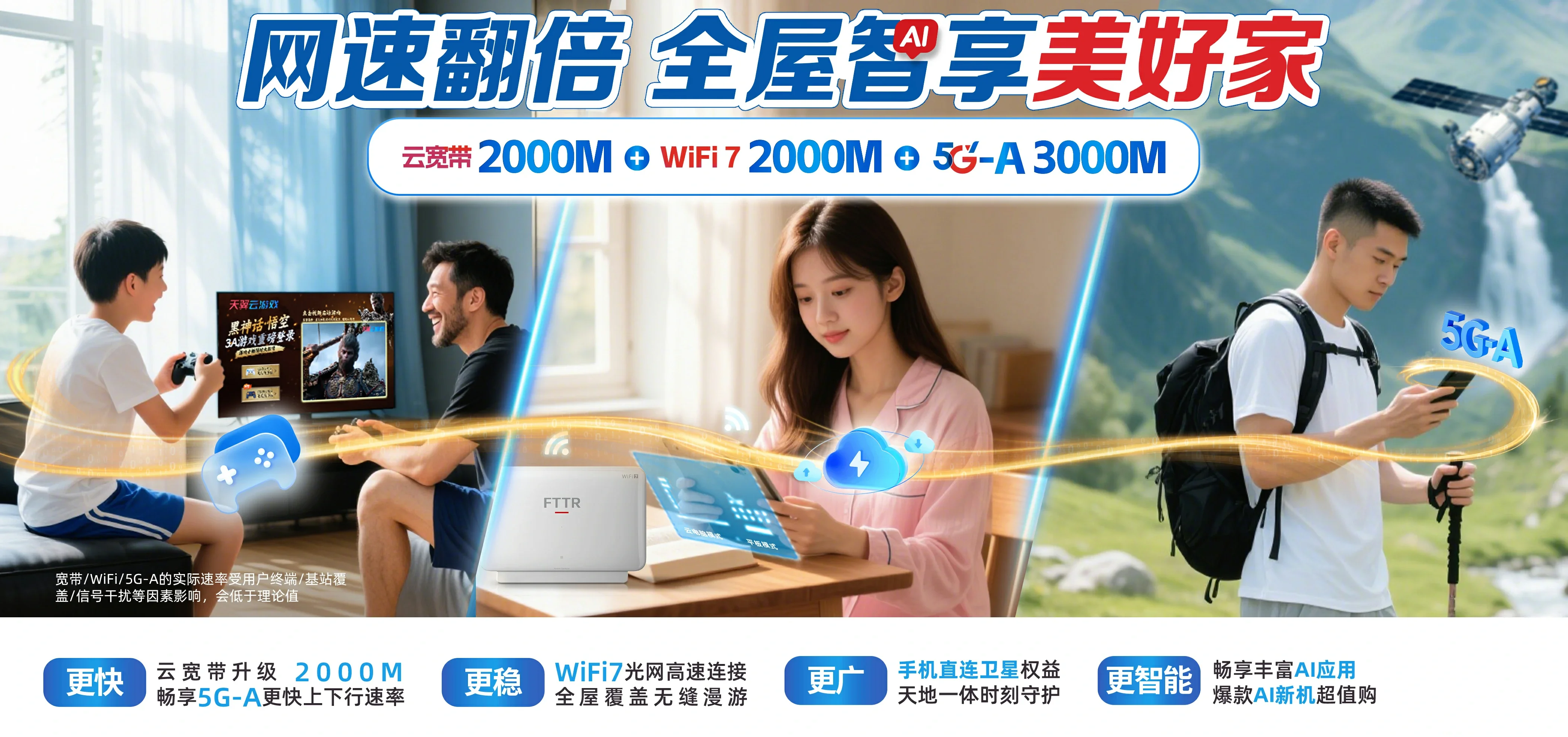 中国电信 加格达奇区电信宽带 宽带套餐